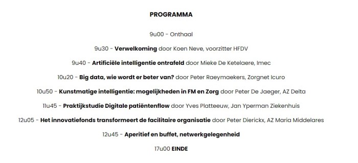 programma HFDV